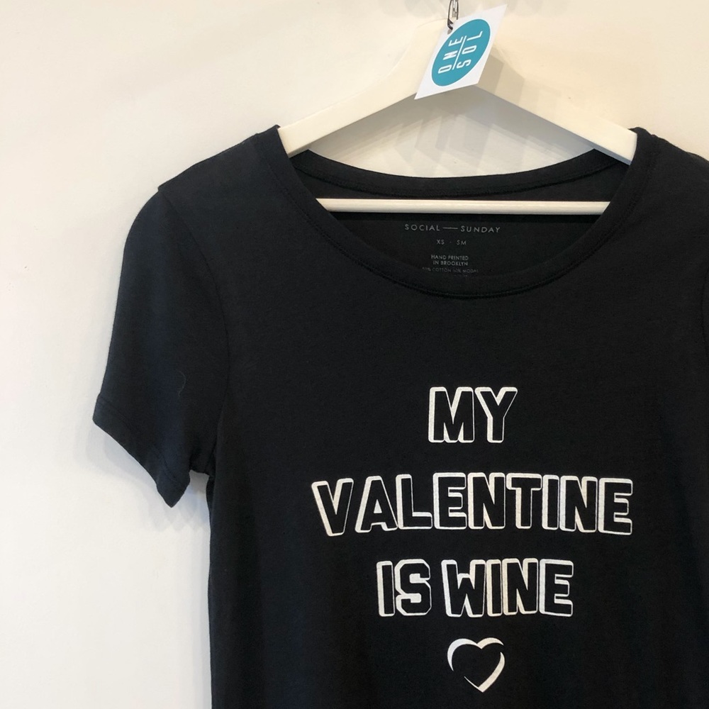 NEW: My Valentine is wine T-Shirt